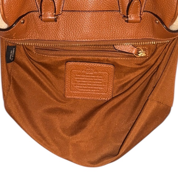 Coach Mini Bennett Brown Leather and Shearling Satchel (EUC) - Picture 13 of 16